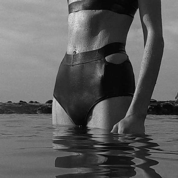Zara Other - Zara Cut Out High Waist/High Leg Bikini Bottoms